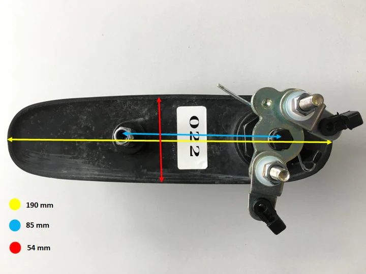 Lupo Manual Rear Lock Assembly 2 Lupo Manual Rear Lock Assembly - Image 2