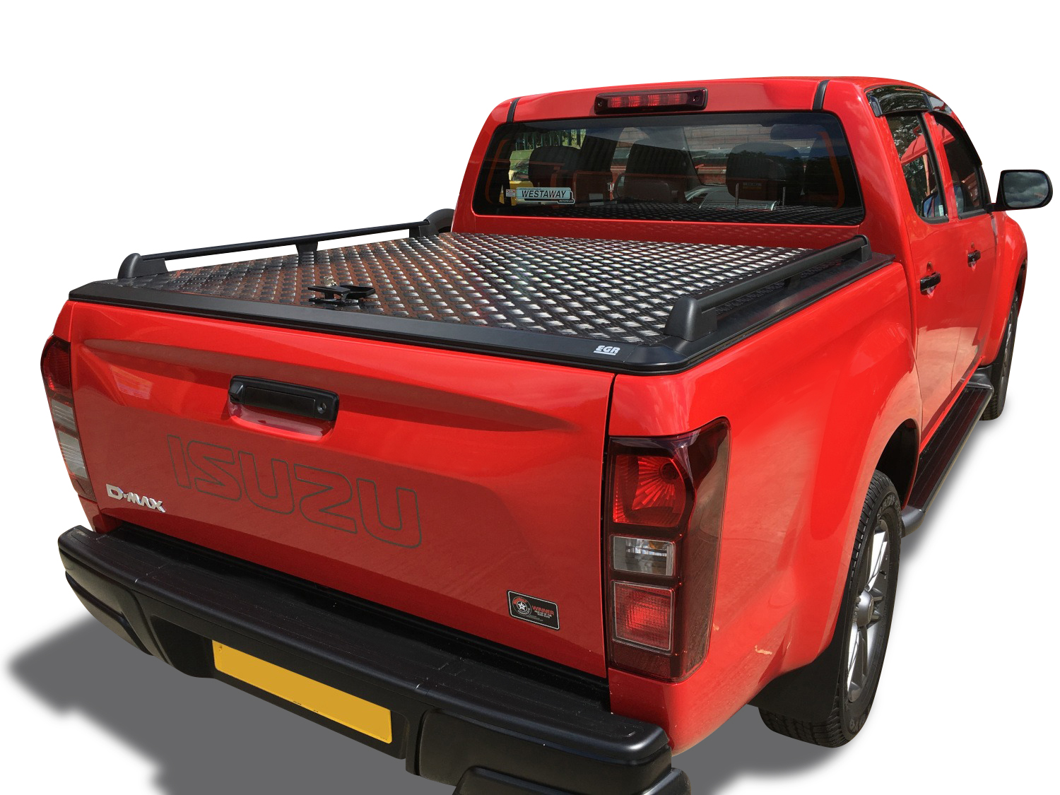EGR Aluminium Tonneau Cover Black Finish | Isuzu Dmax Mk4/5 2012-2020 Double Cab 1 isuzu-dmax-egr-tonneau-cover-1