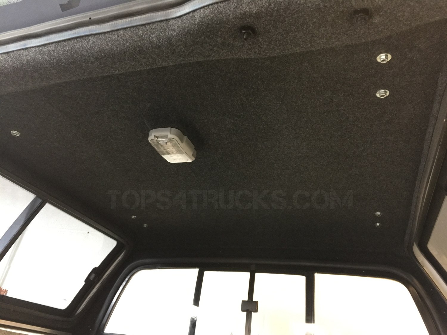 Lupo S1 Commercial Hardtop Canopy | Ford Ranger Mk5/6/7 2012-2022 Double Cab 10 Lupo Hardtop Canopy Interior.