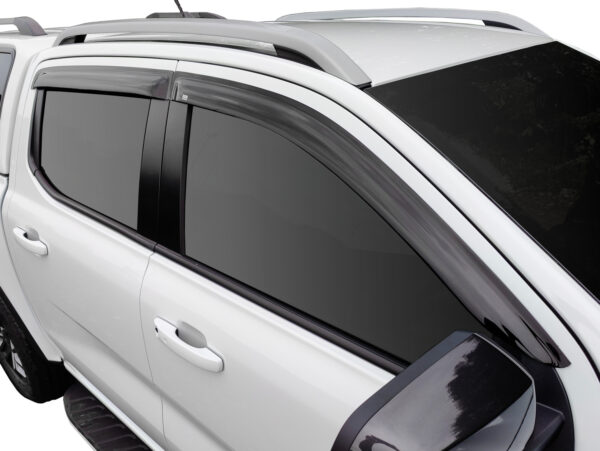 EGR Wind Deflectors Ford Ranger 2023-On Double Cab Dark Smoked Finish