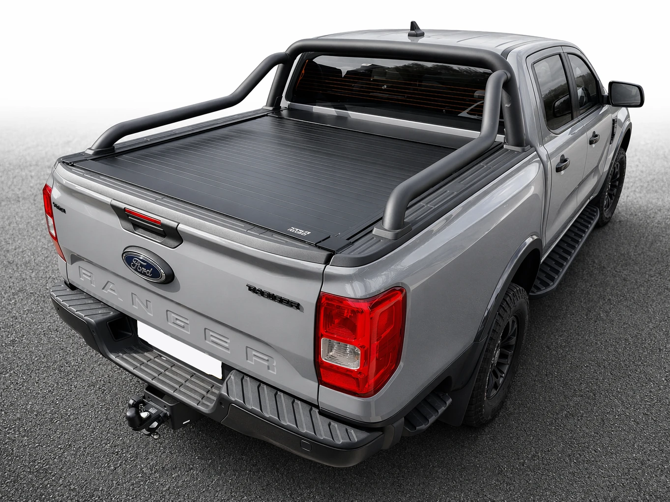 Roll-Shield Roller Shutter Compatible w OEM Roll Bar | Ford Ranger Mk8 2023-on Double Cab Tremor 1 Ford Ranger Tremor Roll-Shield Roller Shutter
