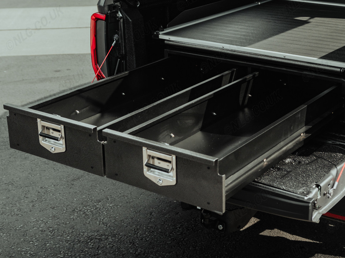 Pro Twin Drawer w Sliding Floor | Volkswagen Amarok 2023-on Double Cab 2 Pro Twin Drawer w Sliding Floor | Volkswagen Amarok 2023-on Double Cab - Image 2
