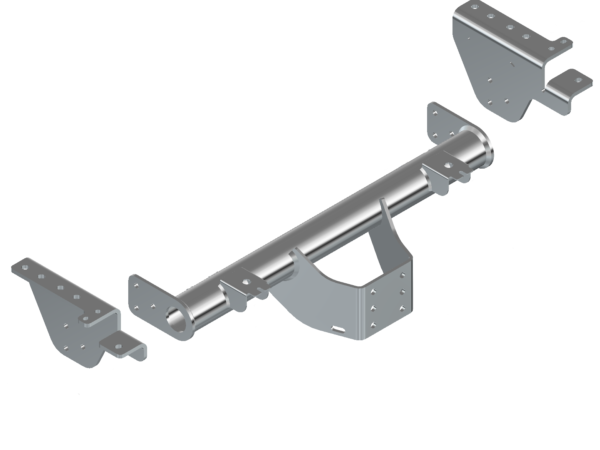 Heavy Duty Tow Bar - Fixed Hight  | Ford Ranger Mk8 2023-On Double Cab